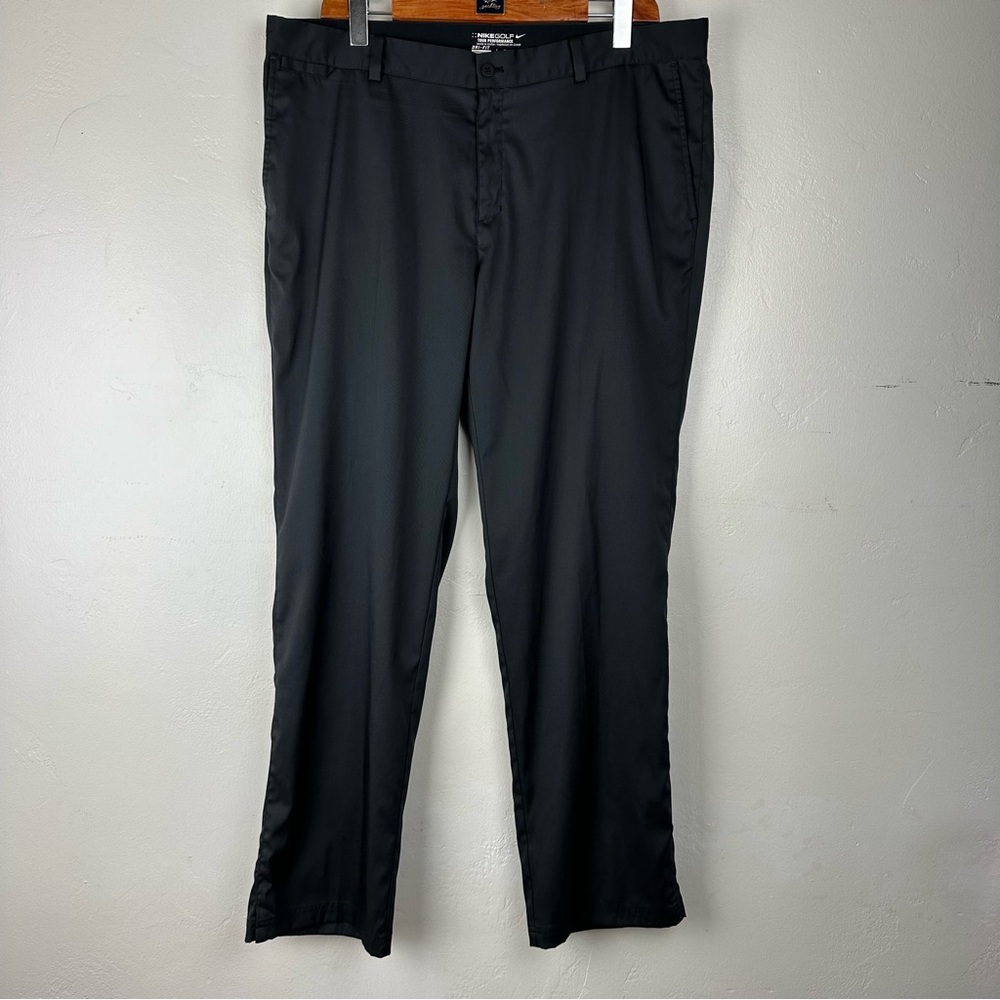 Nike Golf Mens Tour Performance Dri-Fit Pants 38x32 Black Stretch